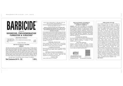 BARBICIDE Disinfectant Concentrate 473ml (16 Fl Oz) | EPA-Registered Hospital-Grade Germicide for Salons & Barbershops | Anti-Rust Solution for Tools thumbnail 8