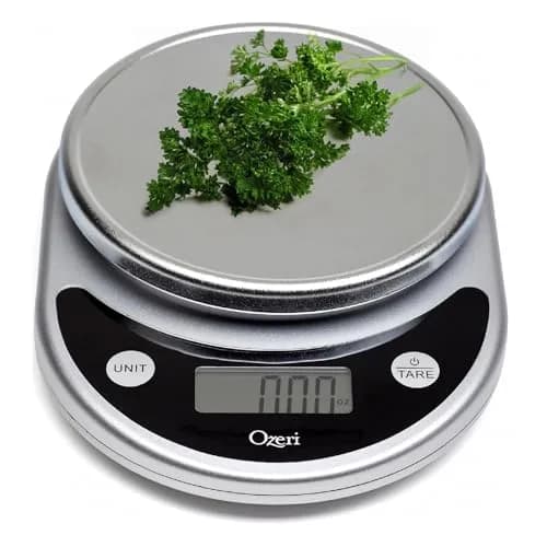 Ozeri Pronto Kitchen and Food Scale with Variable Graduation Technology® 6000g (13.2 lb) | Precision Weighing for Baking and Nutrition thumbnail 1