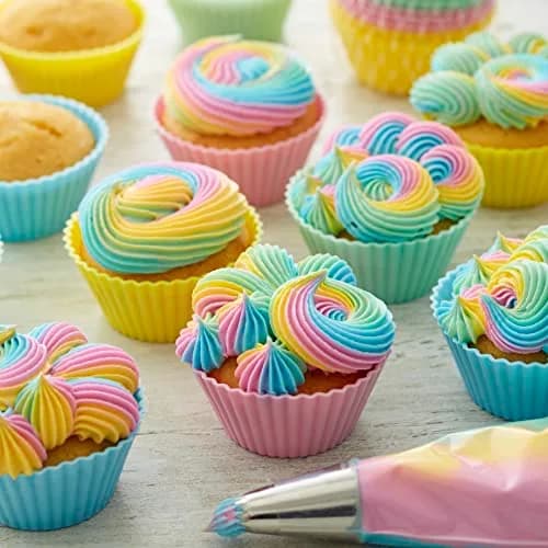 Wilton Gel Food Color Set Pastel 0.3 Fl Oz (1.2 Fl Oz Total) | Vibrant Colors for Baking & Decorating thumbnail 2