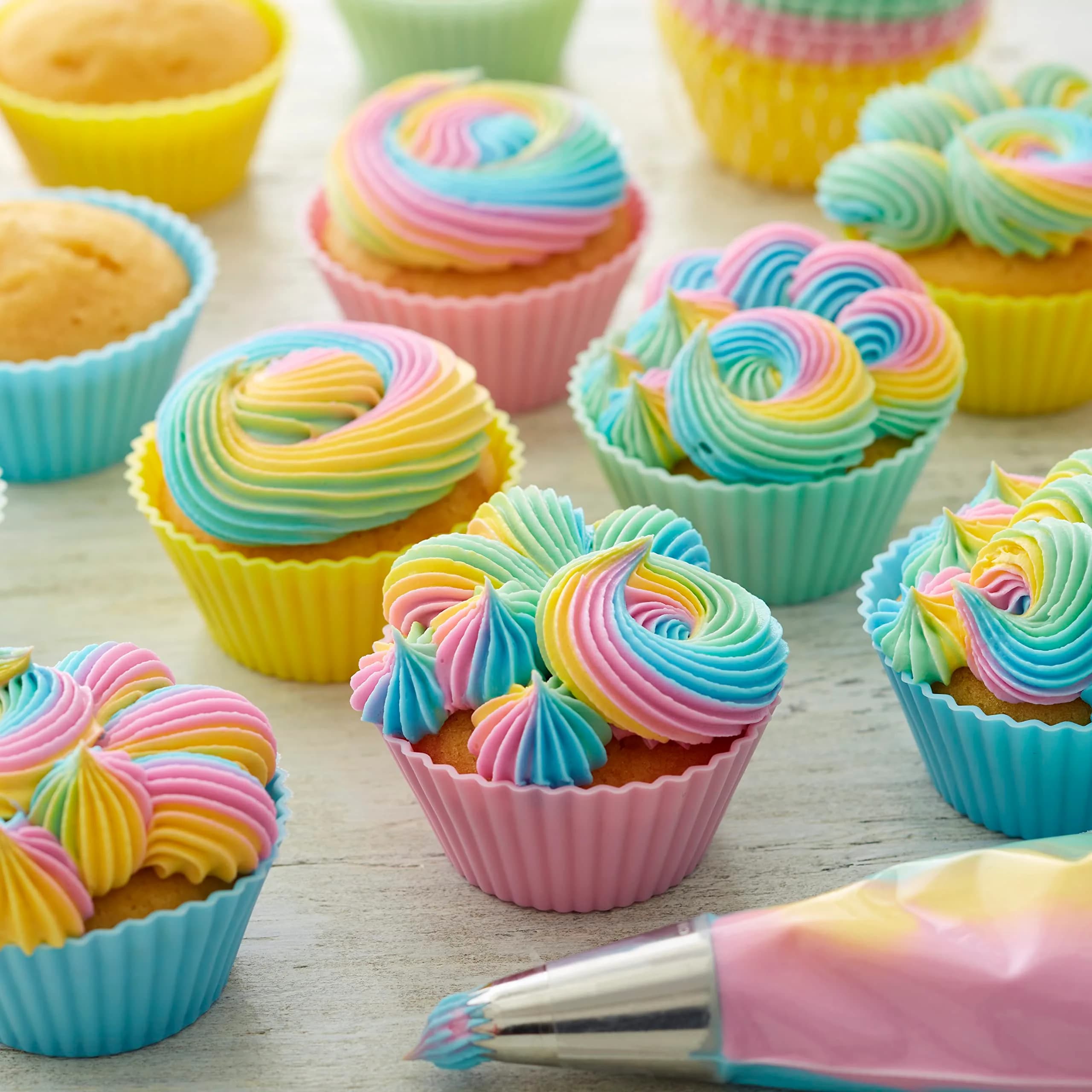 Wilton Gel Food Color Set Pastel 0.3 Fl Oz (1.2 Fl Oz Total) | Vibrant Colors for Baking & Decorating - view 2