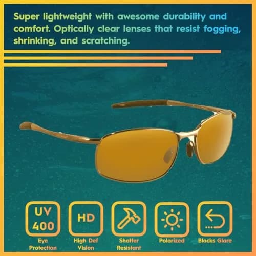 Flying Fisherman San Jose Polarized Sunglasses | 128mm Arm Length, 59mm Lens Width, 17.7mm Bridge Width thumbnail 2