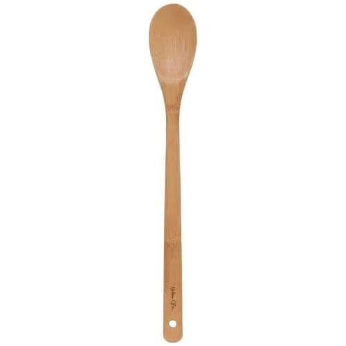 Helen's Asian Kitchen Bamboo Cooking Spoon 15-Inch | Stirring, Mixing, Serving Utensil thumbnail 1