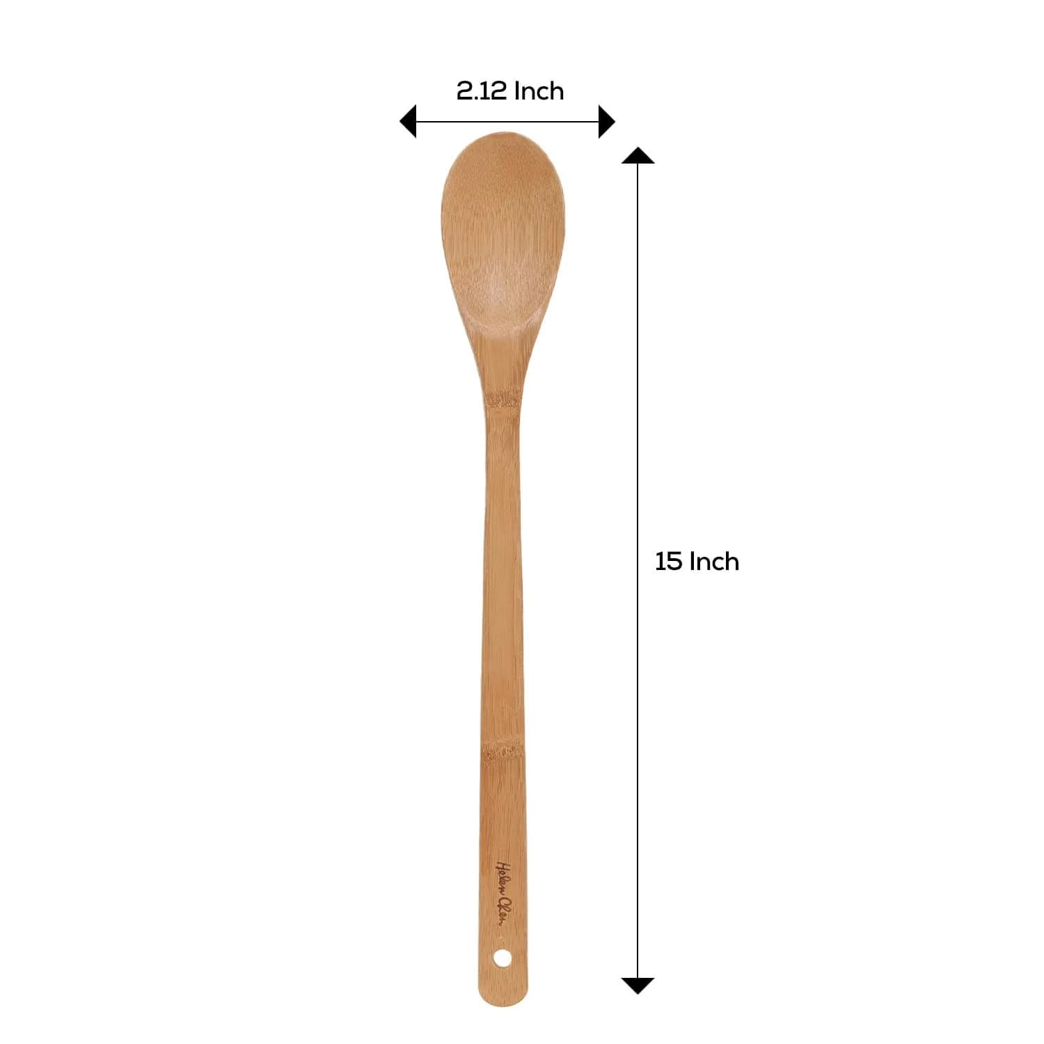 Helen's Asian Kitchen Bamboo Cooking Spoon 15-Inch | Stirring, Mixing, Serving Utensil - view 2