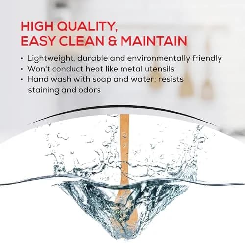 Helen's Asian Kitchen Bamboo Cooking Spoon 30cm (12 Inch) | Stir, Mix, Serve thumbnail 6