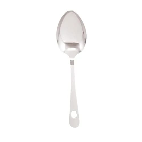 HIC Kitchen Solid Serving Spoon, Japanese Stainless Steel, 24 cm (9.6 inches) | Authentic Import for Indian Kitchens thumbnail 1