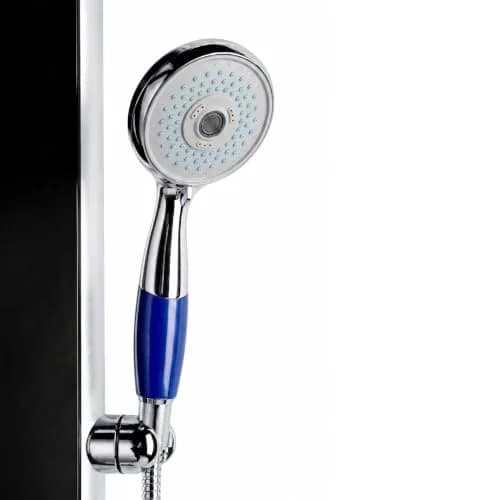 Blue Ocean 52" Aluminum Shower Panel Tower System with Rainfall Head & 8 Jets | Smart LED Temp Display thumbnail 4