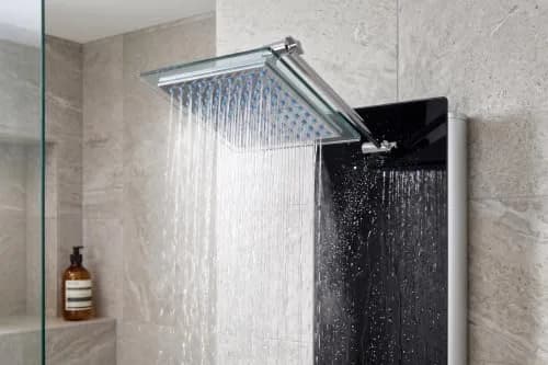 Blue Ocean 52" Aluminum Shower Panel Tower System with Rainfall Head & 8 Jets | Smart LED Temp Display thumbnail 8
