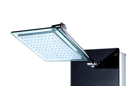 Blue Ocean 52" Aluminum Shower Panel Tower System with Rainfall Head & 8 Jets | Smart LED Temp Display thumbnail 2
