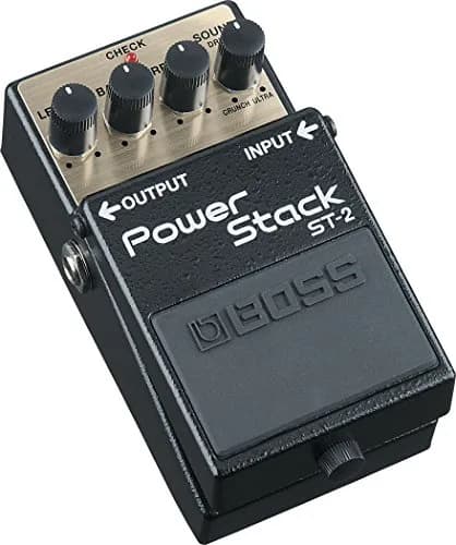 BOSS Power Stack Guitar Pedal (ST-2) Black | High-Gain Distortion with Two-Band EQ thumbnail 2