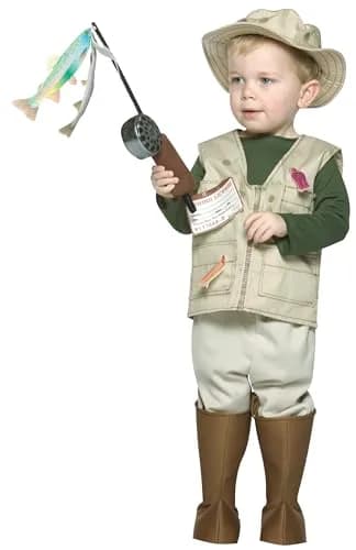 Rasta Imposta Future Fisherman Costume Brown 3-4T | Adorable Role-Play Outfit thumbnail 1