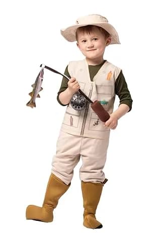 Rasta Imposta Future Fisherman Costume Brown 3-4T | Adorable Role-Play Outfit thumbnail 3