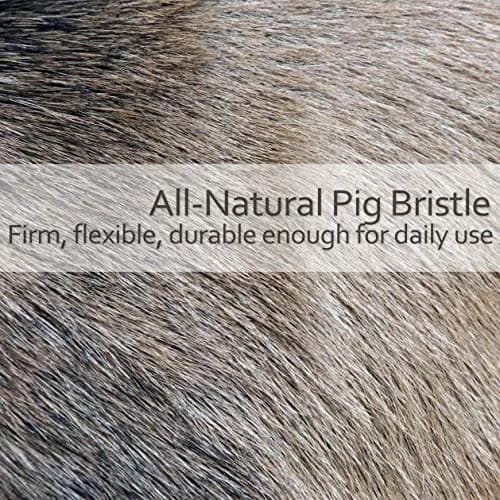 Redecker Goat Hair/Pig Bristle Face Brush with Oiled Beechwood Handle 15cm (5-3/4-Inches) | Gentle Exfoliation for Sensitive Skin thumbnail 5