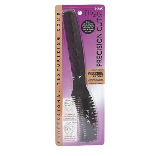 Conair Pro Jilbere De Paris Precision Cut Comb | Thins Hair, Volume & Texture | Black Plastic thumbnail 1