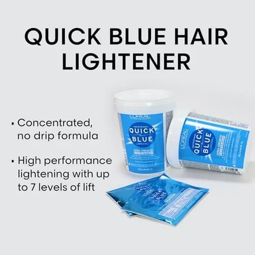 L'OREAL TECHNIQUE Quick Blue High Performance Powder Lightener 1 Oz | No Drip Dust-Free Bleach for Fast, Bright Results thumbnail 2