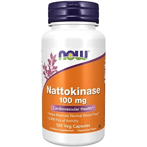 NOW Foods Nattokinase 100 mg 240 VegiCaps (Pack of 2) | Promotes Circulatory Health with 2000 FU thumbnail 1
