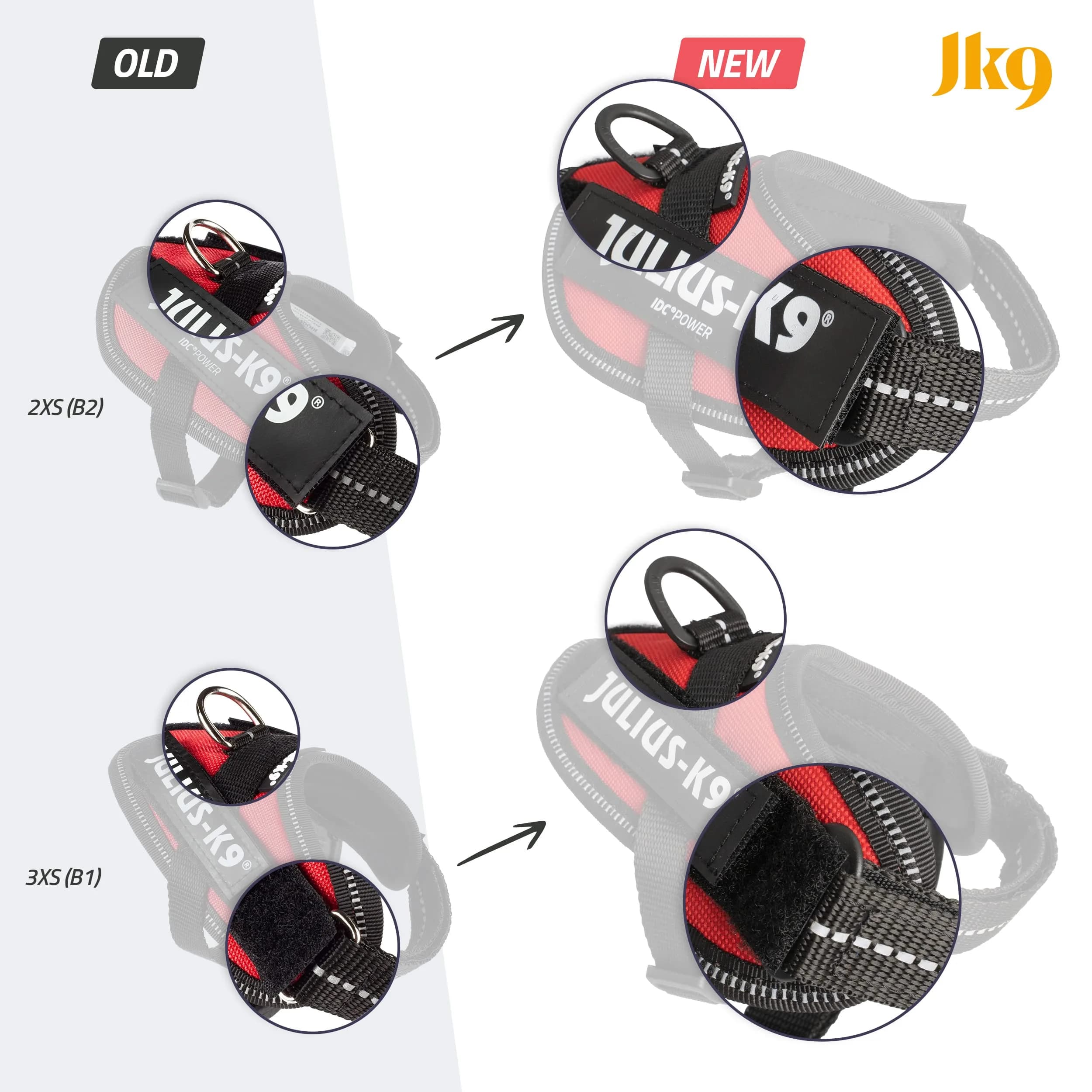 Julius-K9 IDC Powerharness Dog Harness Size 1 (26-33.5 inch Chest) | Reflective, Water-Repellent, European-Made - view 2