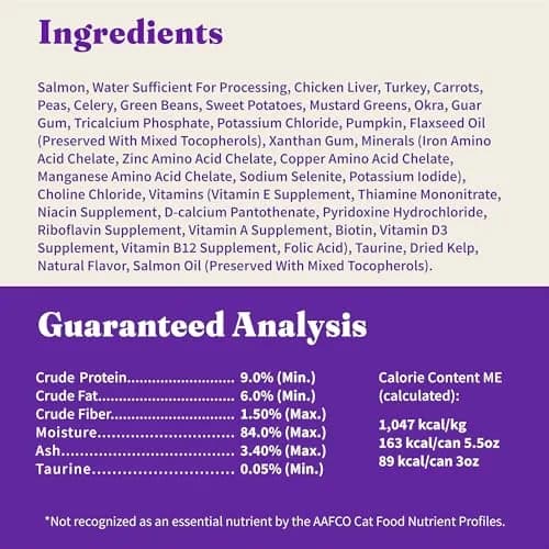 Halo Soft Pate Wet Cat Food, Salmon in Broth, 5.5 oz Can, 12-Pack | Grain-Free, Complete Nutrition for Adult Cats thumbnail 6