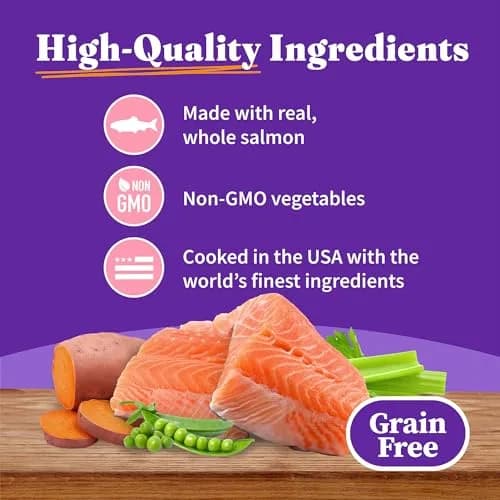 Halo Soft Pate Wet Cat Food, Salmon in Broth, 5.5 oz Can, 12-Pack | Grain-Free, Complete Nutrition for Adult Cats thumbnail 3