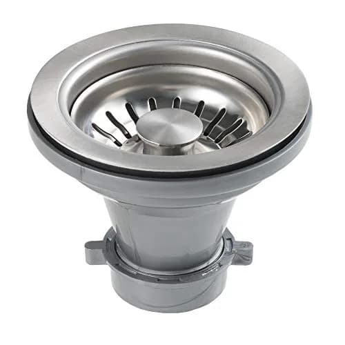 Kraus Kitchen Sink Drain Assembly with Strainer 5" x 5" x 5" | Stainless Steel, Fits 3.5"/4" Openings thumbnail 3