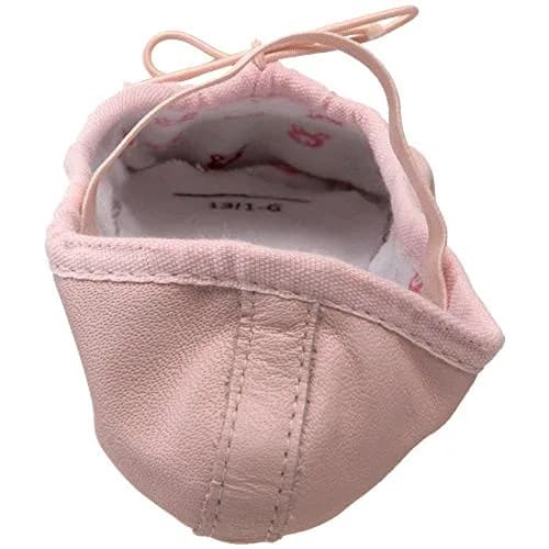 Bloch Girls' Bunnyhop Leather Ballet Shoe, Pink, 13 Wide | Elastic Full Sole for Young Dancers thumbnail 5