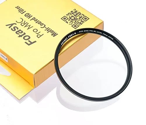 Fotasy 72mm Ultra Slim UV Protection Lens Filter | Nano MRC Multi-Coated Glass for Camera Lenses thumbnail 1