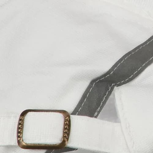 Mega Cap White Sandwich Bill Ivy Cap | Adjustable Cotton Hat thumbnail 5