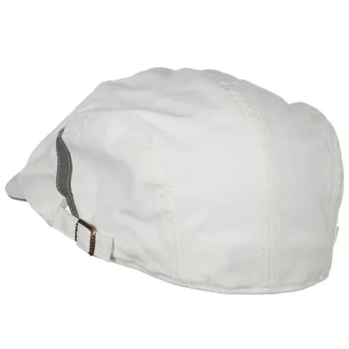 Mega Cap White Sandwich Bill Ivy Cap | Adjustable Cotton Hat thumbnail 2