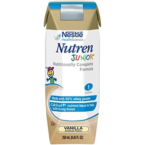 Nutren Junior Tube Feeding Formula Vanilla 8.45 Fl Oz | Complete Pediatric Nutrition Support thumbnail 1
