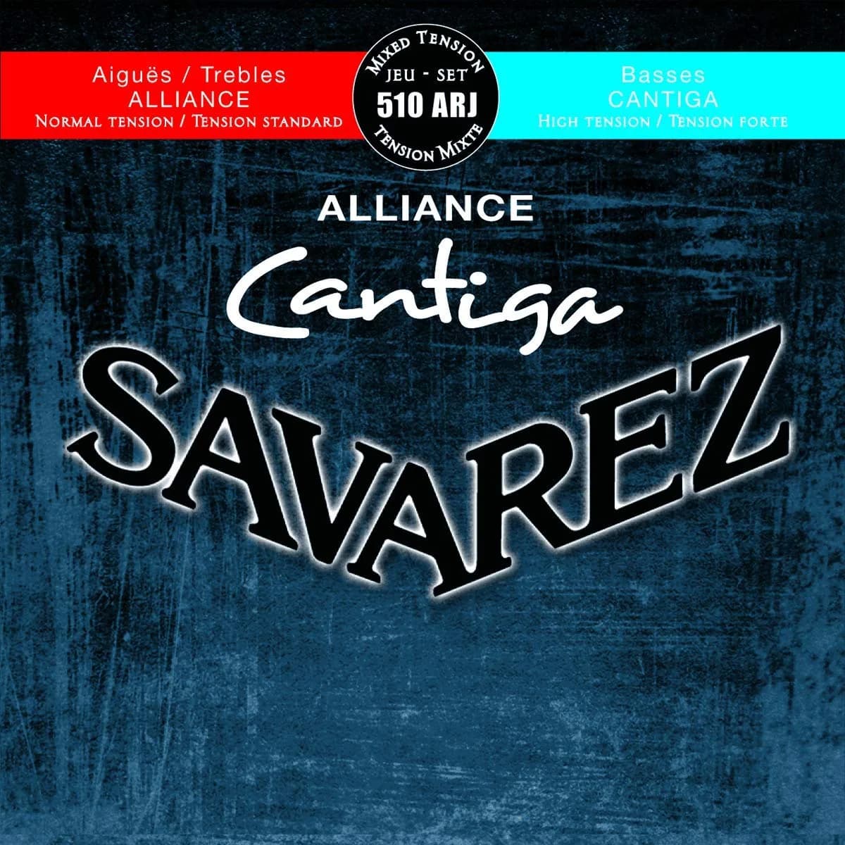 Savarez Classical Guitar Strings Cantiga Alliance 510ARJ Mixed Tension | Clear Sound & Nuance Control