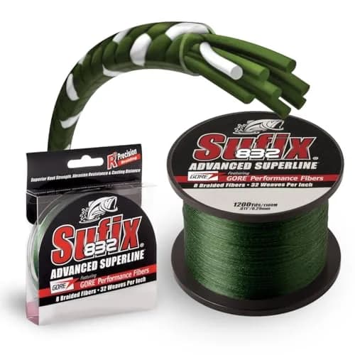 Sufix 832 Braided Fishing Line 20 lb Low Vis Green | Superior Strength & Durability (70-120 chars) thumbnail 2