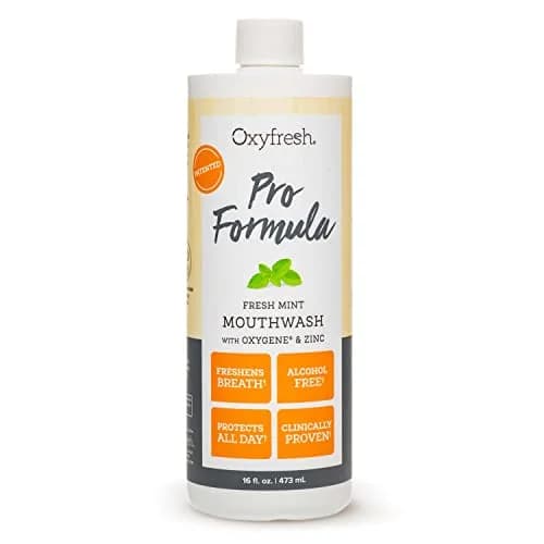 Oxyfresh Pro Formula Fresh Mint Mouthwash 16 Fl Oz | Zinc & Fluoride Free, Alcohol-Free, Gentle for Gums thumbnail 1