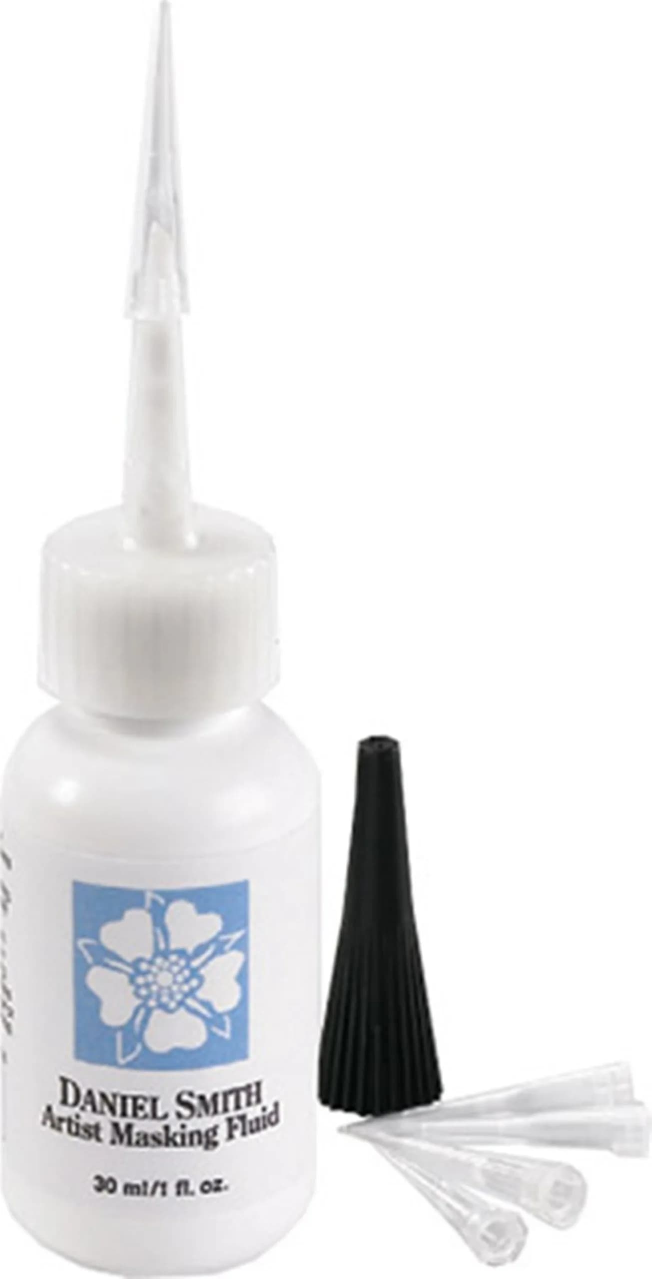 Daniel Smith Artist Masking Fluid 1oz | Watercolor Masking Fluid with Tips, Made in USA — White