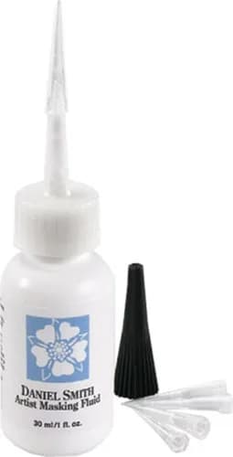 Daniel Smith Artist Masking Fluid 1oz | Watercolor Masking Fluid with Tips, Made in USA thumbnail 1