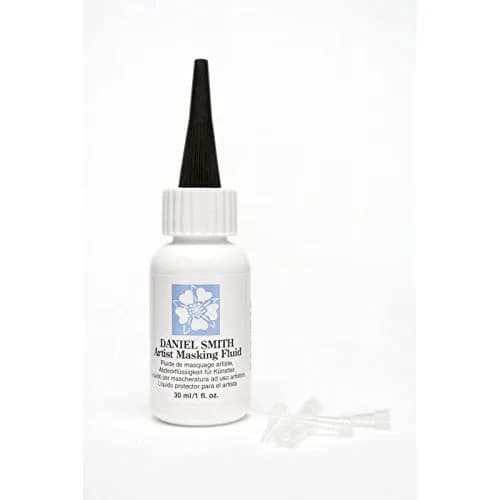 Daniel Smith Artist Masking Fluid 1oz | Watercolor Masking Fluid with Tips, Made in USA thumbnail 4