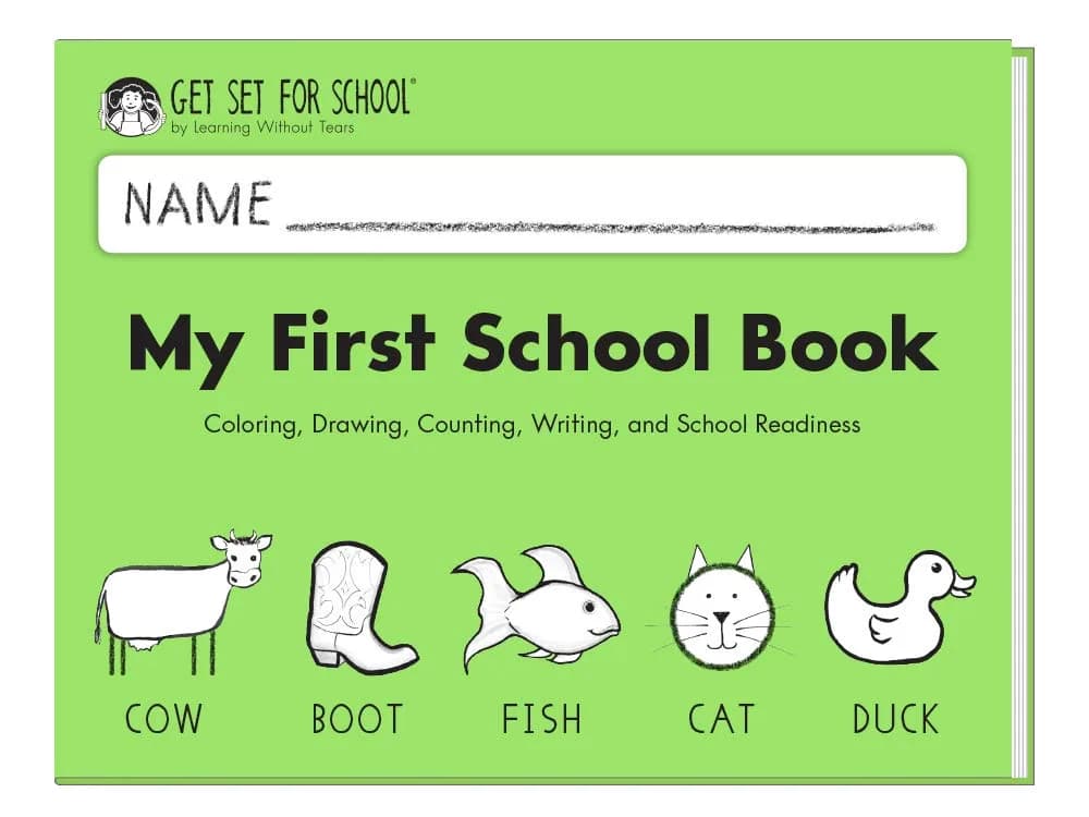 Handwriting Without Tears My First School Book Workbook, Pre-Writing, Pre-K | Foundation for Early Handwriting Skills - main product image