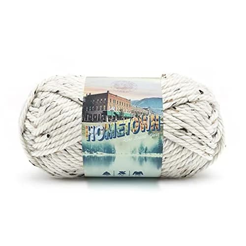 Lion Brand Yarn Hometown Yarn Aspen Tweed | Super-Bulky Acrylic Yarn for Knitting & Crocheting (142g, 81yd) thumbnail 1