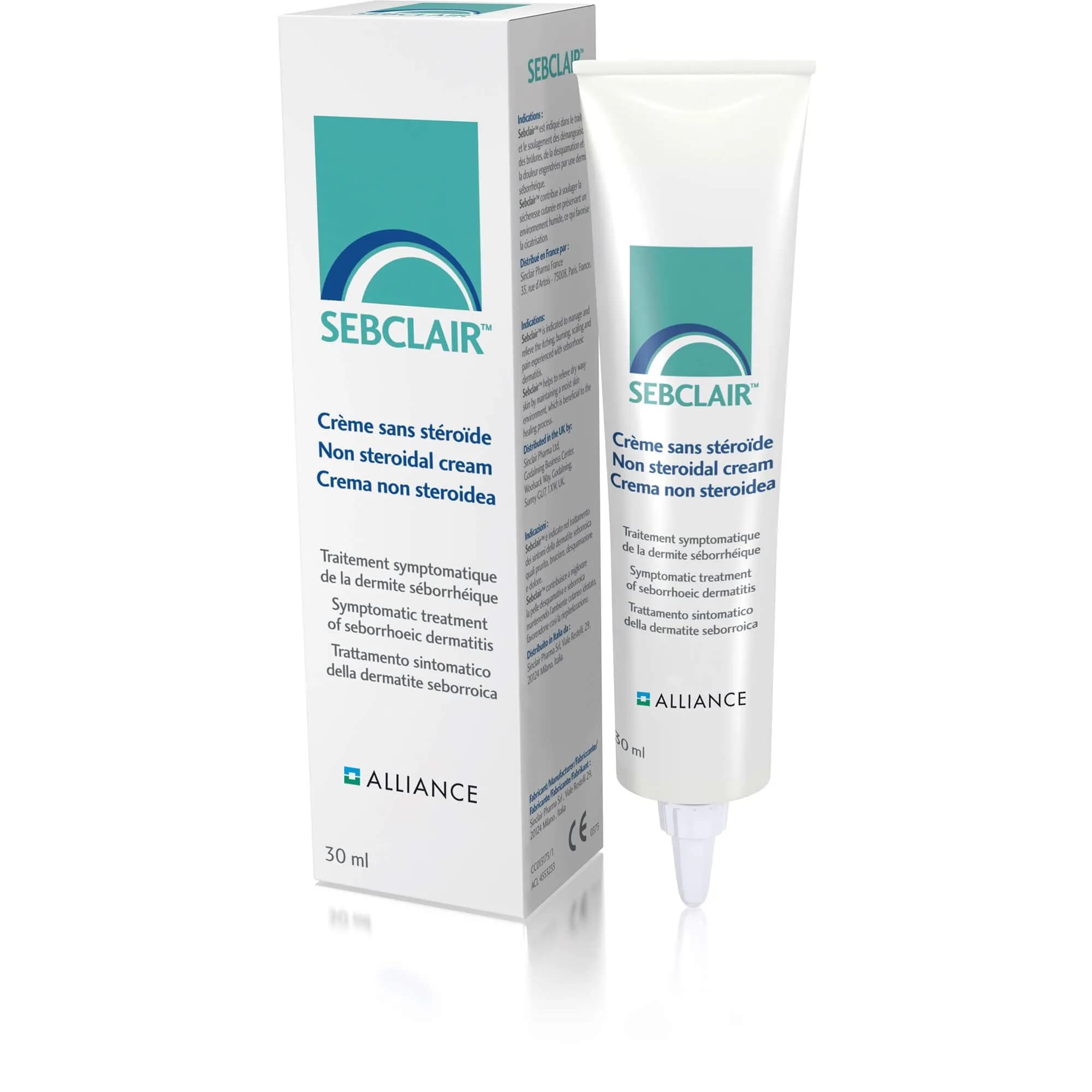 Sebclair Crema Dermatola 30ml | Non-steroidal skin moisturizer for eczema relief in India — 1.02 Fl Oz