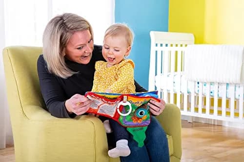 Lamaze Peek-A-Boo Forest Soft Baby Book - Cloth Book for Sensory Play & Teething, 6 Months+ thumbnail 6