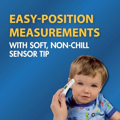 Veridian Healthcare Temple Thermometer | Infrared Measurements | Fast 6-Second Readout | Fever Alert | Backlit Display | Programmable Timer | 1-Year Warranty (Pack of 2) thumbnail 3