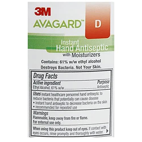 3M Avagard D Hand Sanitizer Gel with Moisturizer 500ml (16.9 Fl Oz) | Antiseptic & Non-Drying Formula thumbnail 2