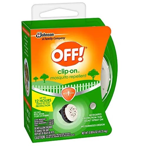 OFF! Clip-On Mosquito Repellent 1 Pack | Up to 12 Hours Odorless Protection, Battery Fan, Small & Portable thumbnail 3