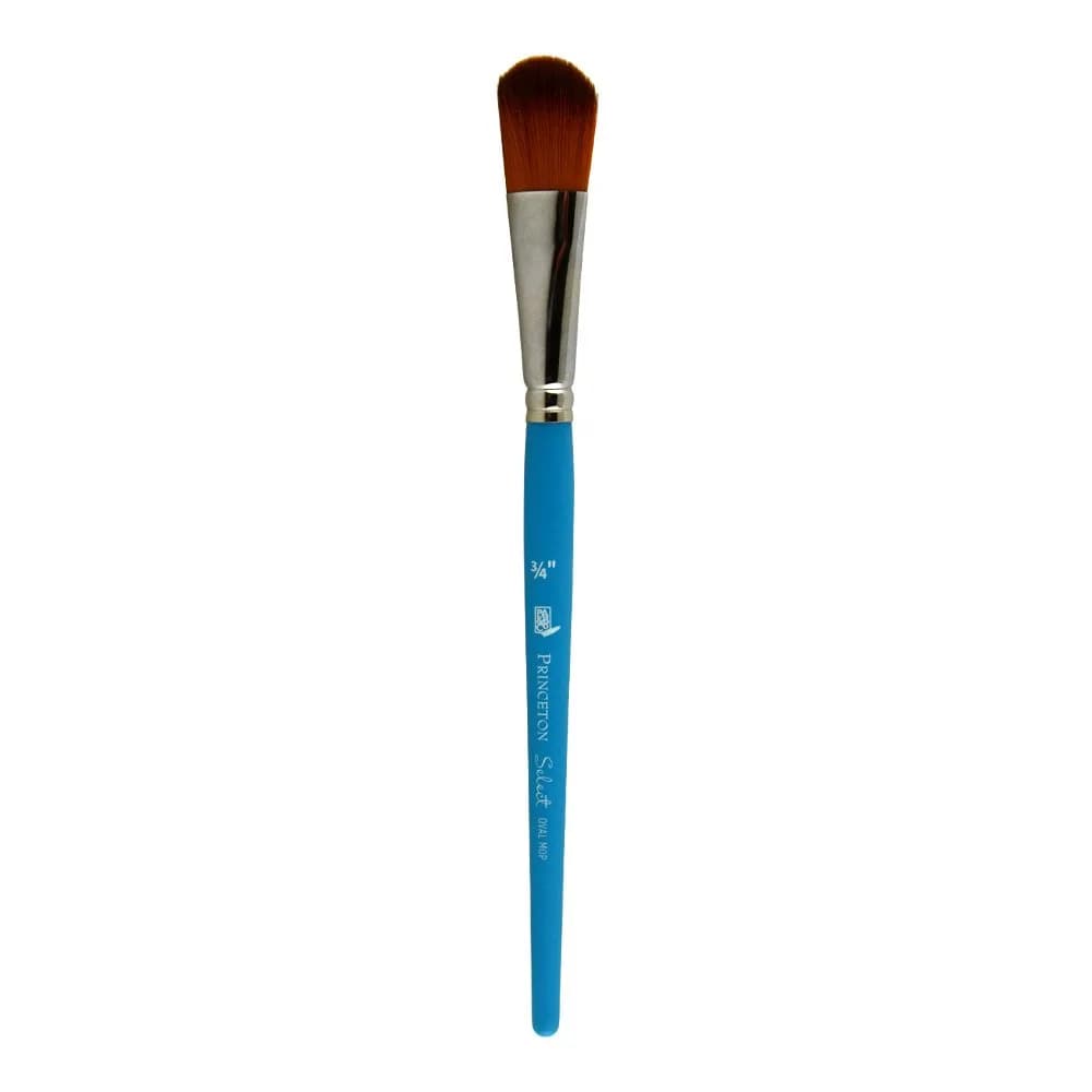 Princeton Select Artiste Oval Mop Paint Brush 3/4 Inch (1.9 cm) | Synthetic Bristle for Acrylic, Watercolor, Oil - main product image
