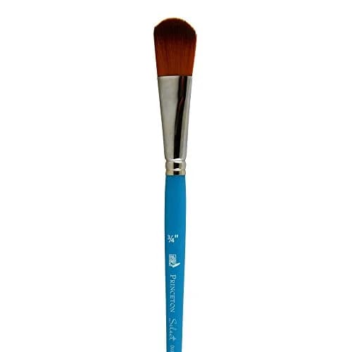 Princeton Select Artiste Oval Mop Paint Brush 3/4 Inch (1.9 cm) | Synthetic Bristle for Acrylic, Watercolor, Oil thumbnail 2