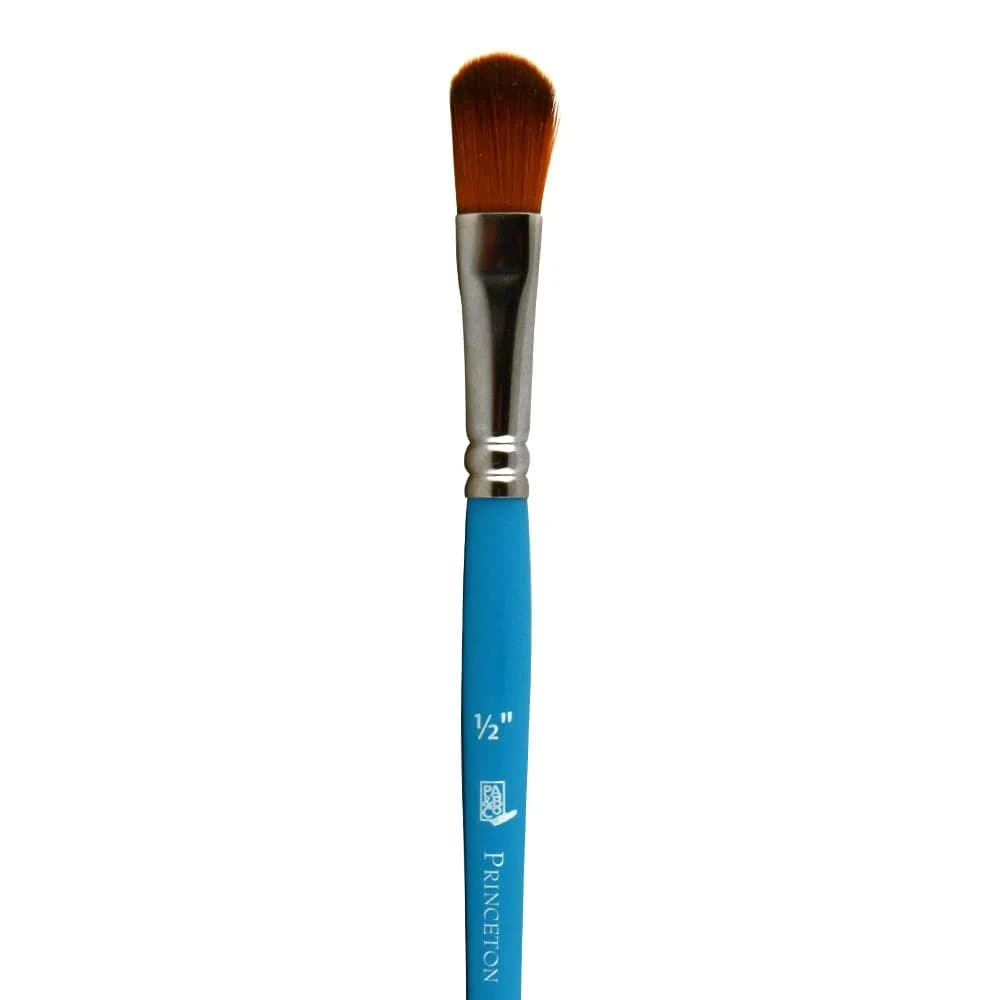 Princeton Select Artiste Series 3750 Oval Mop Paint Brush 1.27 cm (1/2 Inch) | Synthetic Bristle for Acrylic, Watercolor, Oil - view 2