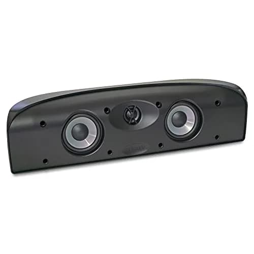 Polk Audio TL1 Center Channel Speaker, Black 10.16 cm (4 in) Woofer | Hi-Gloss Finish thumbnail 6