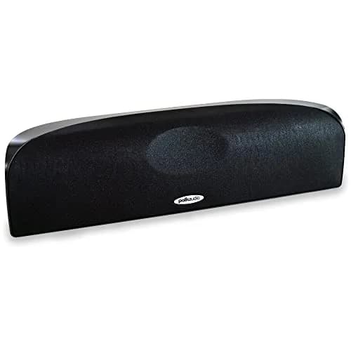 Polk Audio TL1 Center Channel Speaker, Black 10.16 cm (4 in) Woofer | Hi-Gloss Finish thumbnail 1