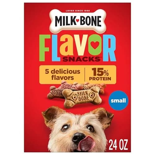 Milk-Bone Flavor Snacks Small Dog Treats 24 Oz. | Vitamin-Fortified, Wholesome & Crunchy thumbnail 1