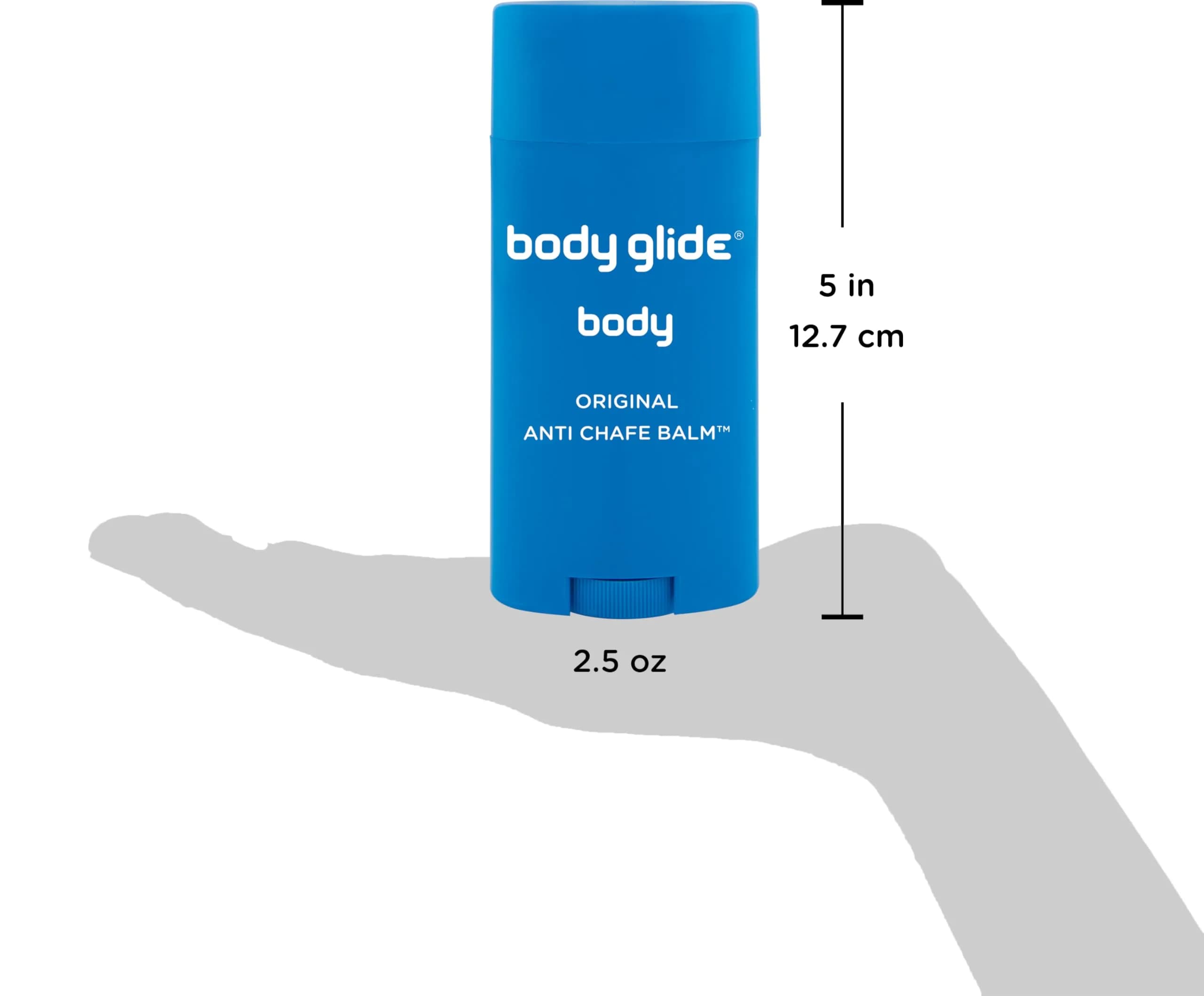 Body Glide Original 2.5 oz Anti-Chafe Balm Stick | Prevents Skin Chafing & Irritation - view 3