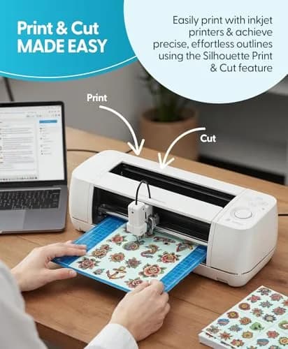 Silhouette America Temporary Tattoo Paper for Inkjet Printers | 1 Sheet, Clear, Skin Safe Adhesive thumbnail 4