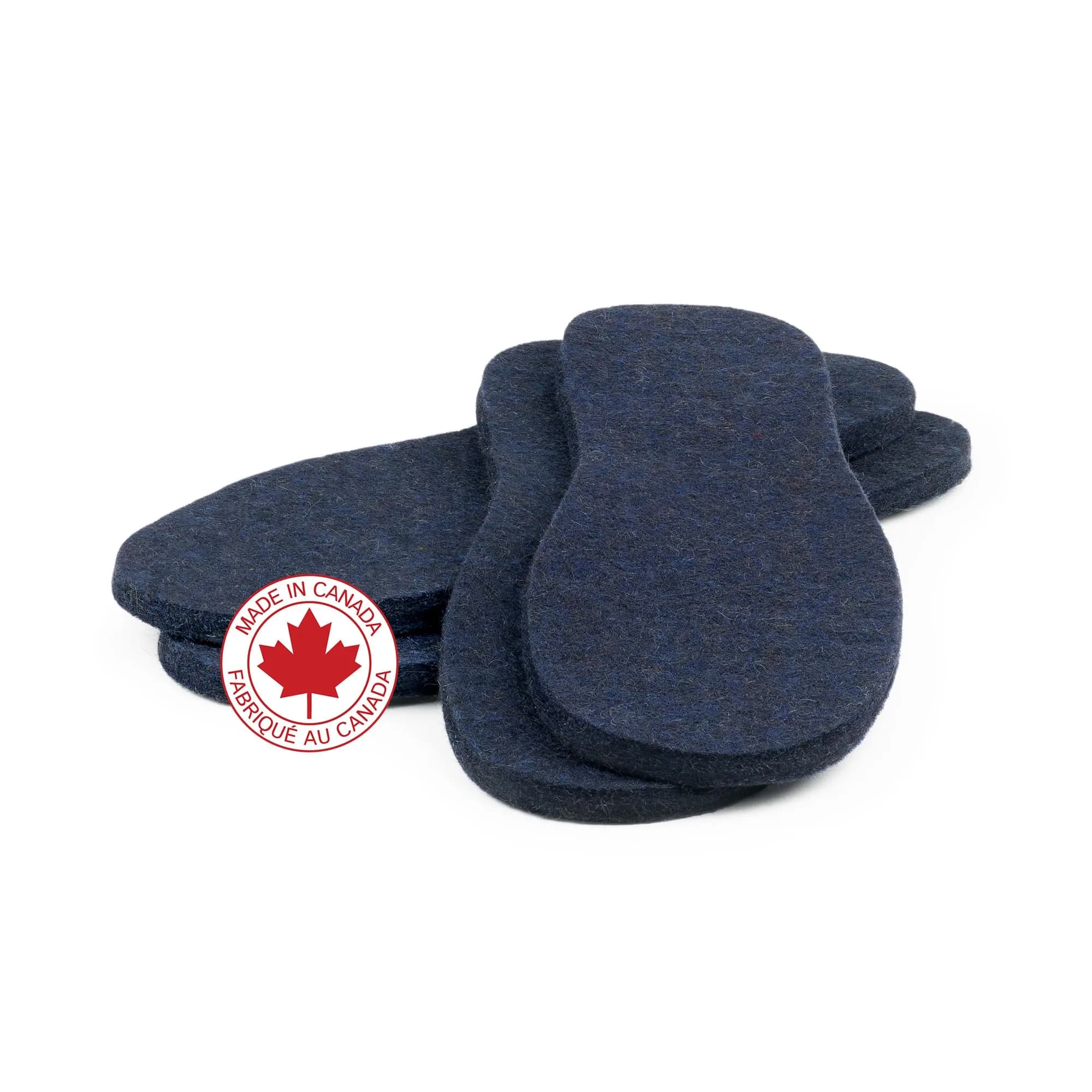 The Felt Store Wool Felt Insoles 8mm | Long-Lasting Shoe Inserts for Men & Women, Warm Wool Boot Insoles for Winter